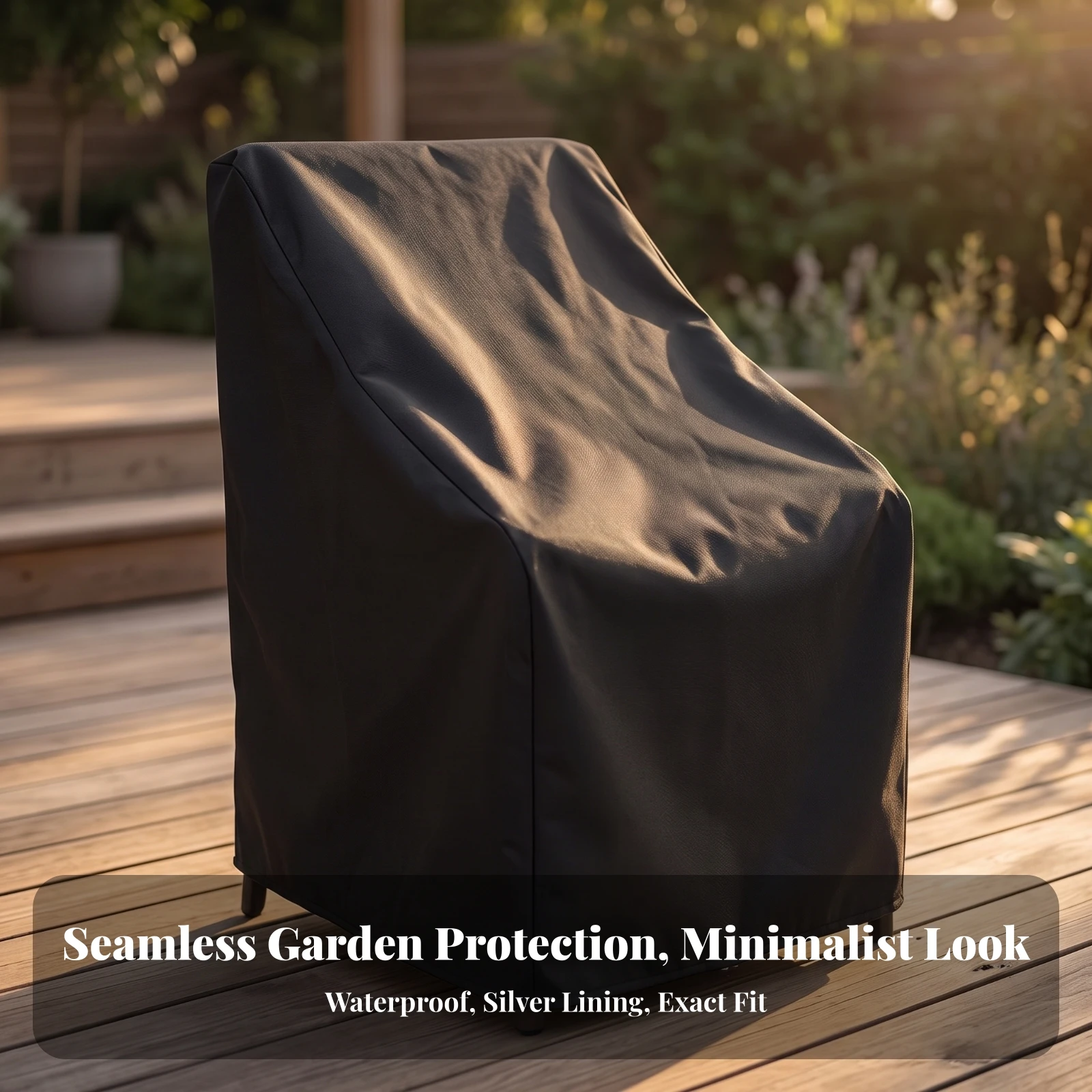 Patio Chair Cover Waterproof Outdoor Chair Cover Slipcover Easy to Clean Long-Lasting for Backyard