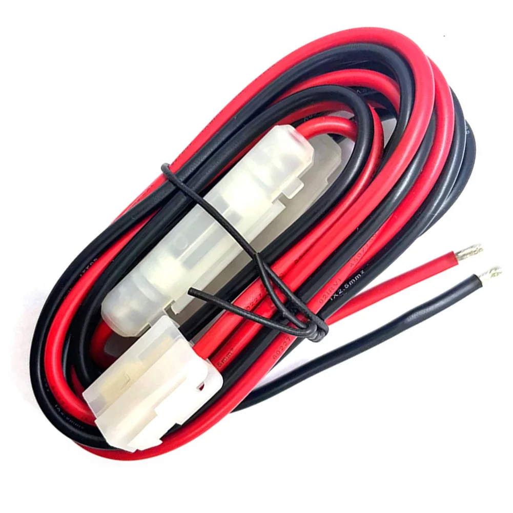 

300cm 25W 13.8V T-head Power Cord For FT7800R/7900/8900 For ICOM Car Walkie-talkie Radio Cable Dual Fuse Protection Power Cable