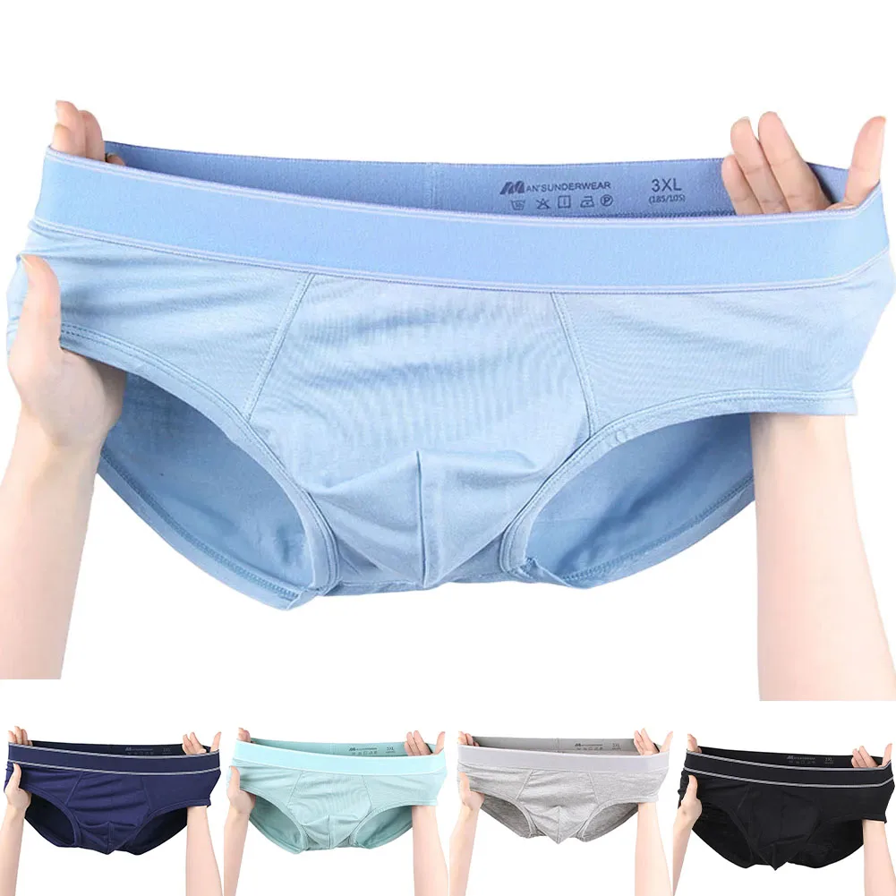 U Convex Pouch Cotton Underwear Casual Wear Bulge Pouch Classic Style Comfort Fit Elastic Waistband For Everyday Wear