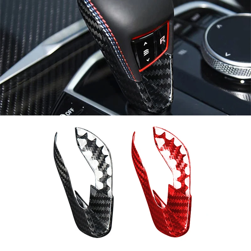 

Для BMW M2 G87 M3 G80 M4 G82 G83 2021-2025 настоящая сухая ручка переключения передач из углеродного волокна, крышка салона автомобиля, аксессуары для модернизации