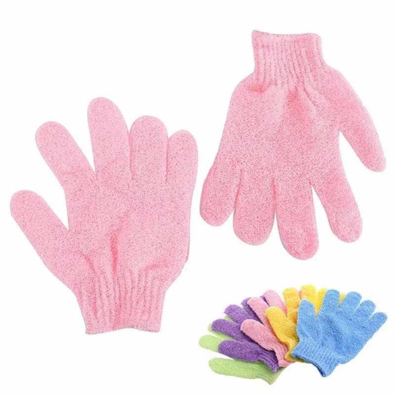 Bath for Peeling Exfoliating Mitt Glove with Shower Scrub Gloves Resistance Body Massage Sponge Wash Skin Moisturizing image 2