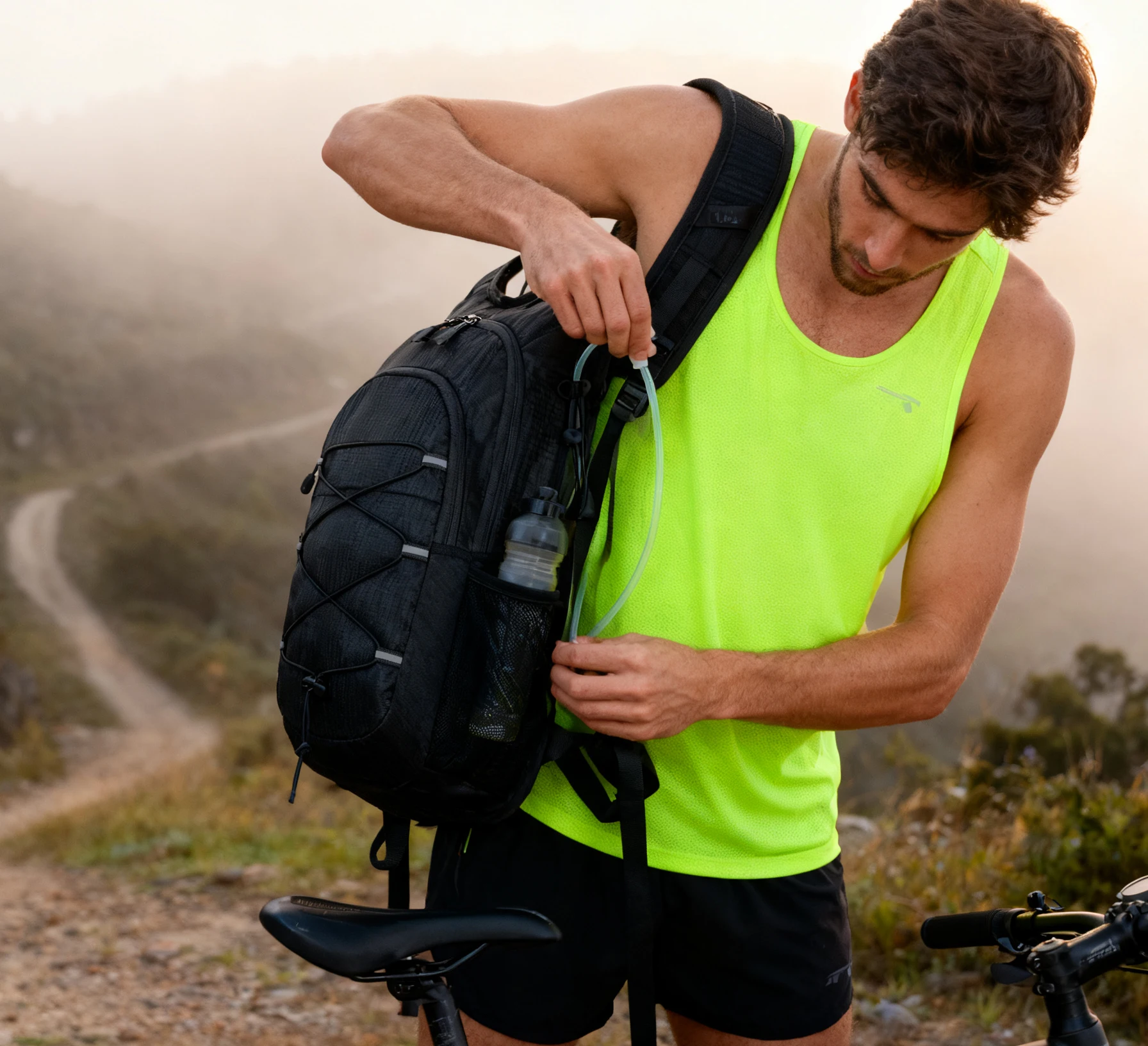 حقيبة ظهر من النايلون المقاوم للماء بسعة كبيرة، حقيبة رياضية خارجية عالية الكثافة للمشي لمسافات طويلة والتخييم والسفر وتسلق الجبال