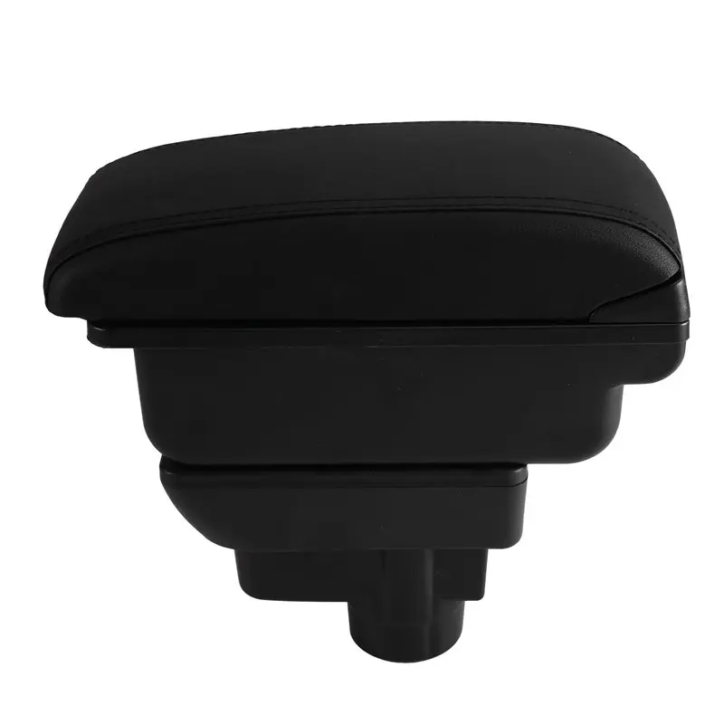 New For Opel Corsa D Car Interior Accessories Double Layer Center Console Armrest Box Central Storage 3 USB