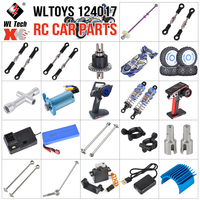 WLtoys XK 1/12 124017 RC Car Spare Parts Digital Servo Charger Differential Cup Shock Absorber Remote Control Tire Motor Shell