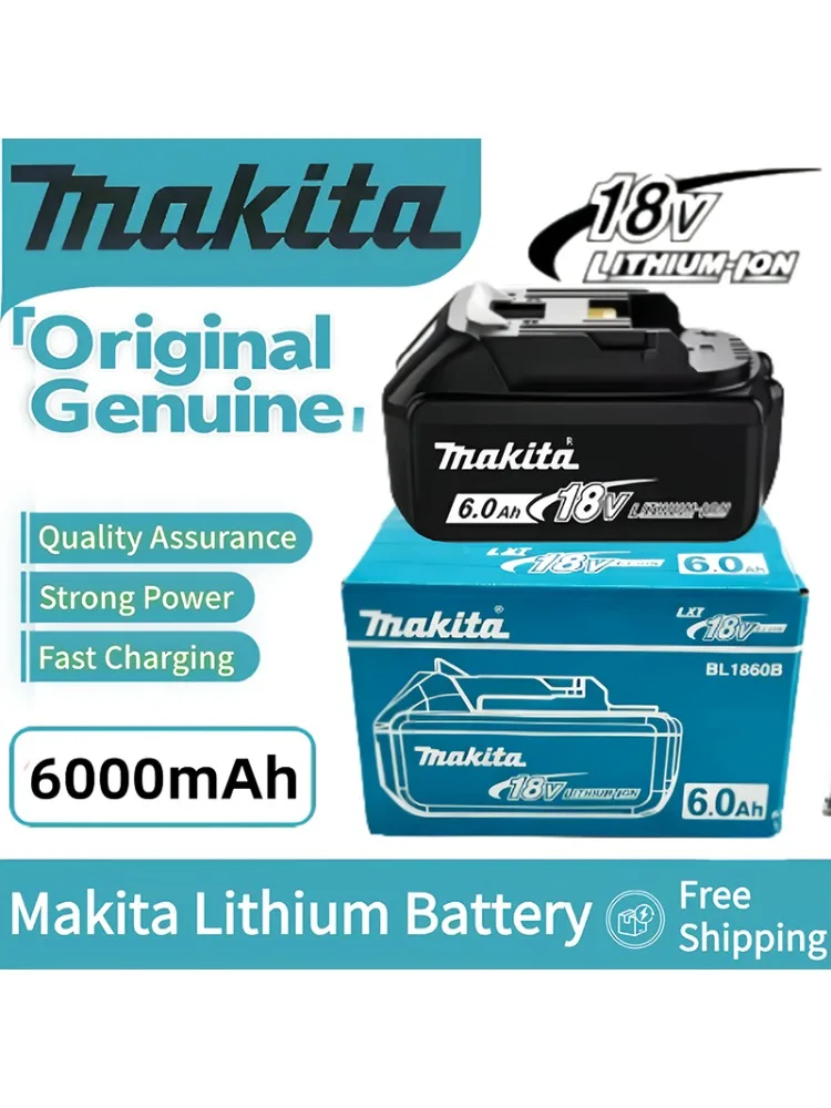 Makita Batterij 18V 6.0Ah Oplaadbare Batterij Voor Makita 18V DDF487 BL1830 BL1830B BL1840 BL1840B BL1850B Elektrisch Gereedschap Batterij - afbeelding 2