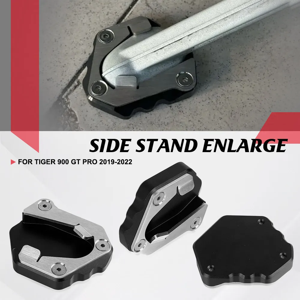 

FOR TIGER 900 GT Pro 22019 2020 2021 2022 Motorcycle Kickstand Foot Side Stand Extension Pad Support Plate Enlarge TIGER900 GT