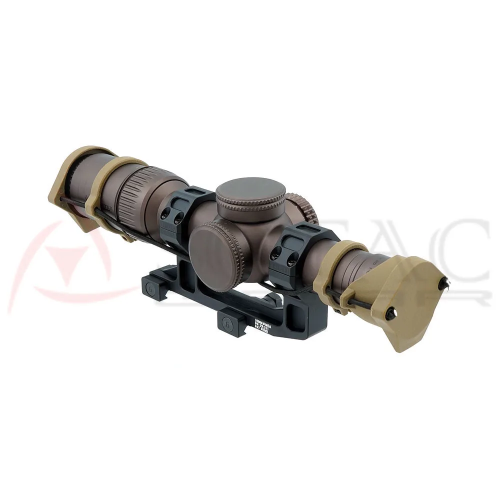 SOTAC SCOPECAP PRO RifleScope Lens Cover with REAR CAP Combo By Nylon Polyme 3D Print Only Fit RZ 1-6X24 Scope Airsoft Tactiacl