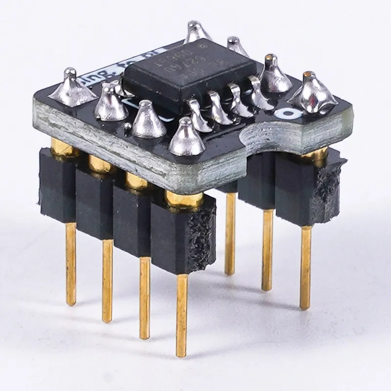 Module for OPA627X2 Dual Op Amp Adapter WBT-0820 Silver Solder Finished Board