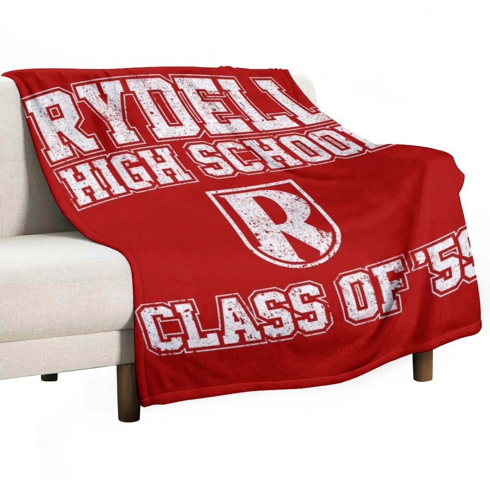 Rydell High School Class of '59 (Grease) Throw Blanket Large Comforter Blankets