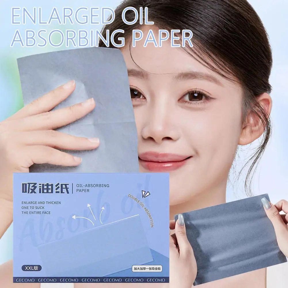 50 قطعة زيت الوجه نشاف ورقة المحمولة حصيرة مناديل الوجه منظف للوجه السيطرة على النفط امتصاص الزيت أدوات تنظيف الوجه  #4