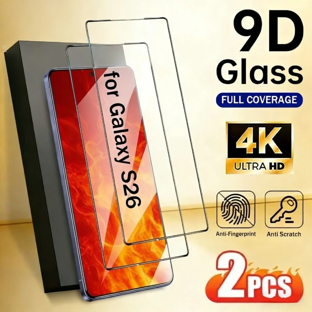 

2Pcs High Clear Screen Protector for Samsung Galaxy S26 S25 S24 Ultra S23 S22 S21 Plus S25 S24 FE Anti-Scratch Tempered Glass