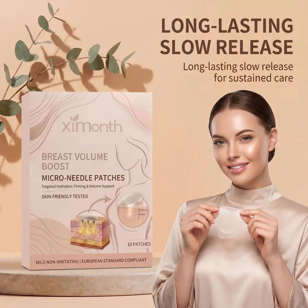 Microneedles Breast Plumping Patch Hydration Firming Volume Support Targeted Skin Nutrition Deep Hydration For All Skin Types