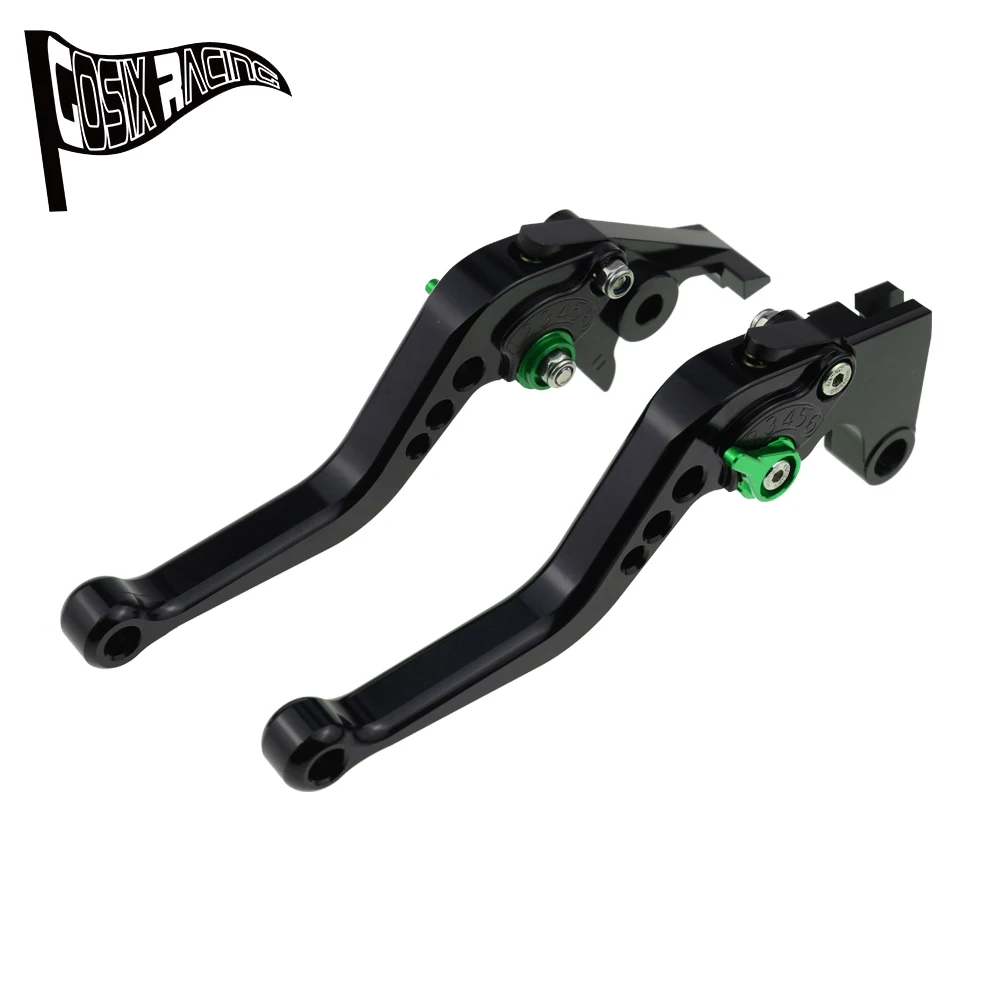 Fit For ZX10R 2004-2005 ZX-10R ZX 10 R Motorcycle CNC Accessories Short Brake Clutch Levers Adjustable Handle Set