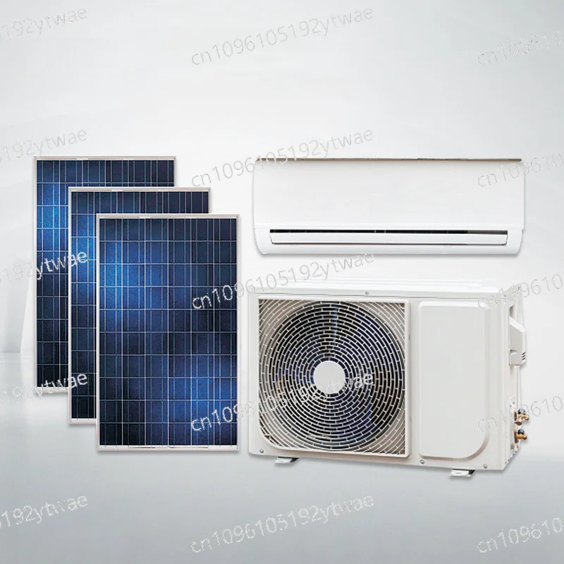 AC/DC Hybrid Solar Air Conditioner Built‑In Inverter Energy Efficient Home Cooling Unit