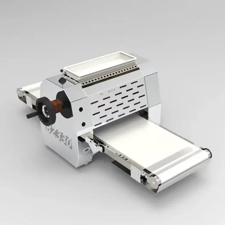 220V Electric Mini Dough Sheeter Machine Tabletop Manual Croissant Pastry Roller for Home Use Small Bread Tabletop