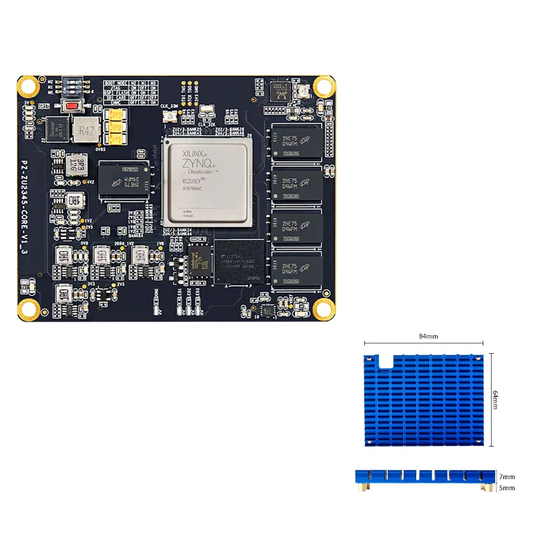 fpga xilinx board Puzhi PZ-ZU5EV-SOM Xilinx ZYNQ UltraScale dma board Industrial Grade System Module FPGA 5EV Core Board