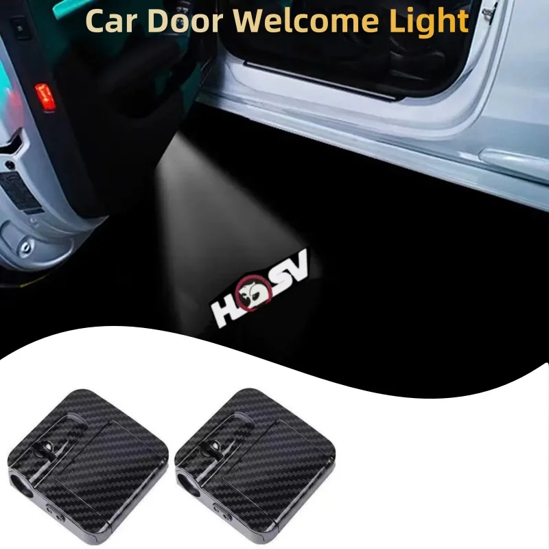 

2PCS Wireless Car Door Courtesy Light Laser Projector Welcome Lamp For Holden HSV Badge Commodore Cruze Captiva Wireless Sensing