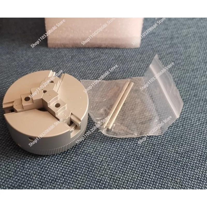Mini Three Jaw Chuck for Lathe Bench GrinderElectric Drill Aluminum Alloy Self Centering Woodworking Turning Chuck