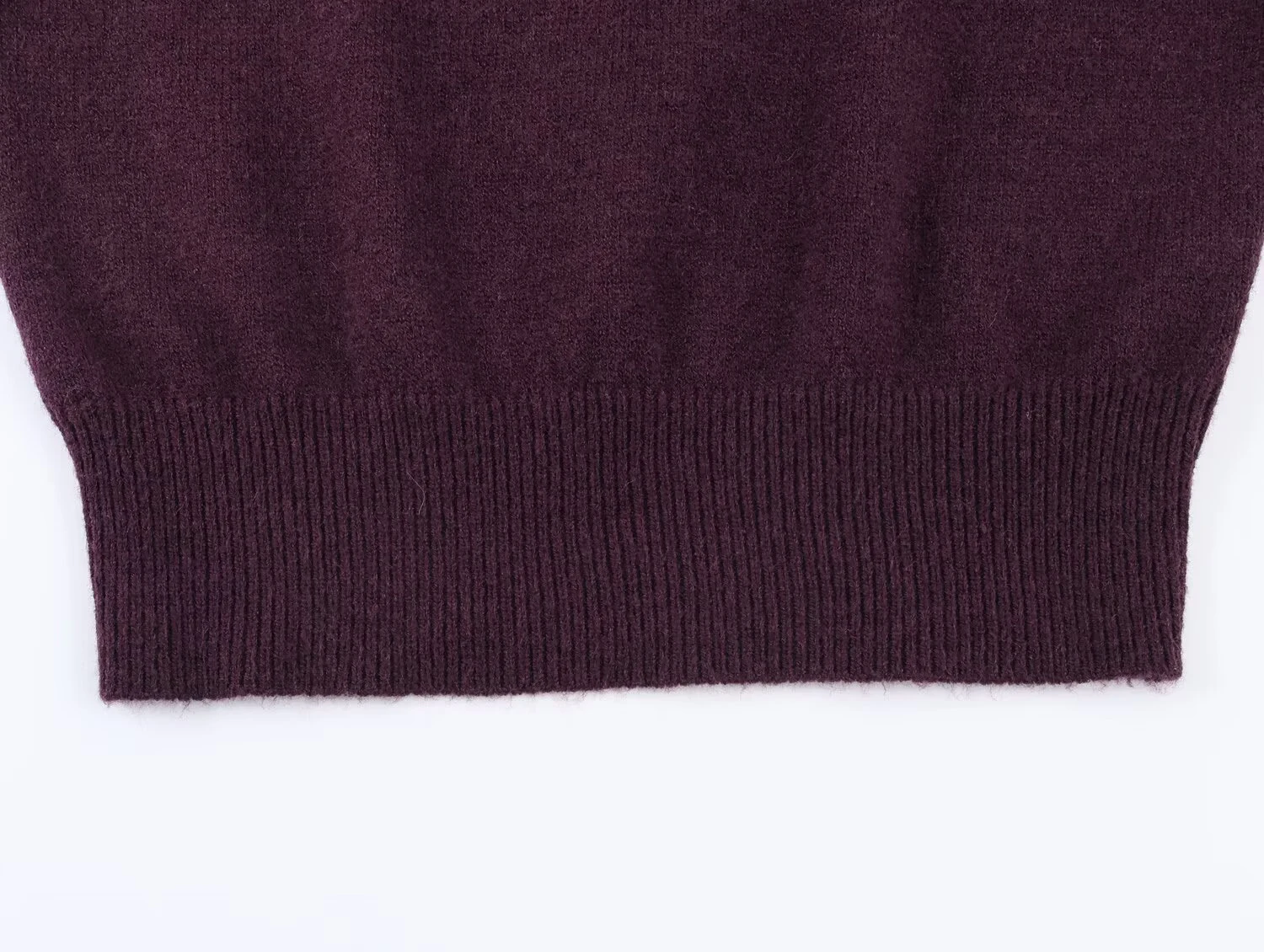 One shoulder off shoulder knitted sweater with women's pleated design slim fit sweater gentle style long sleeved inner top