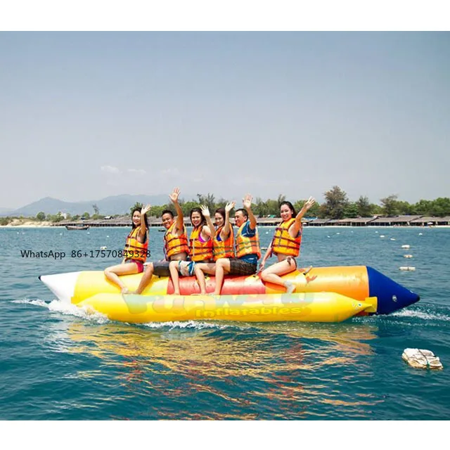 

Top Quality Rowing Boat Inflatable Flying Banana Boat