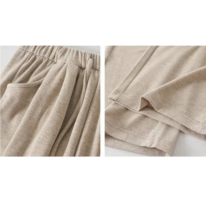 Winter Girls Snow Warm Baggy Thin Pants Lady Fashion Plush High Waist Trousers Women Korean Solid Fleece Thermal Pants