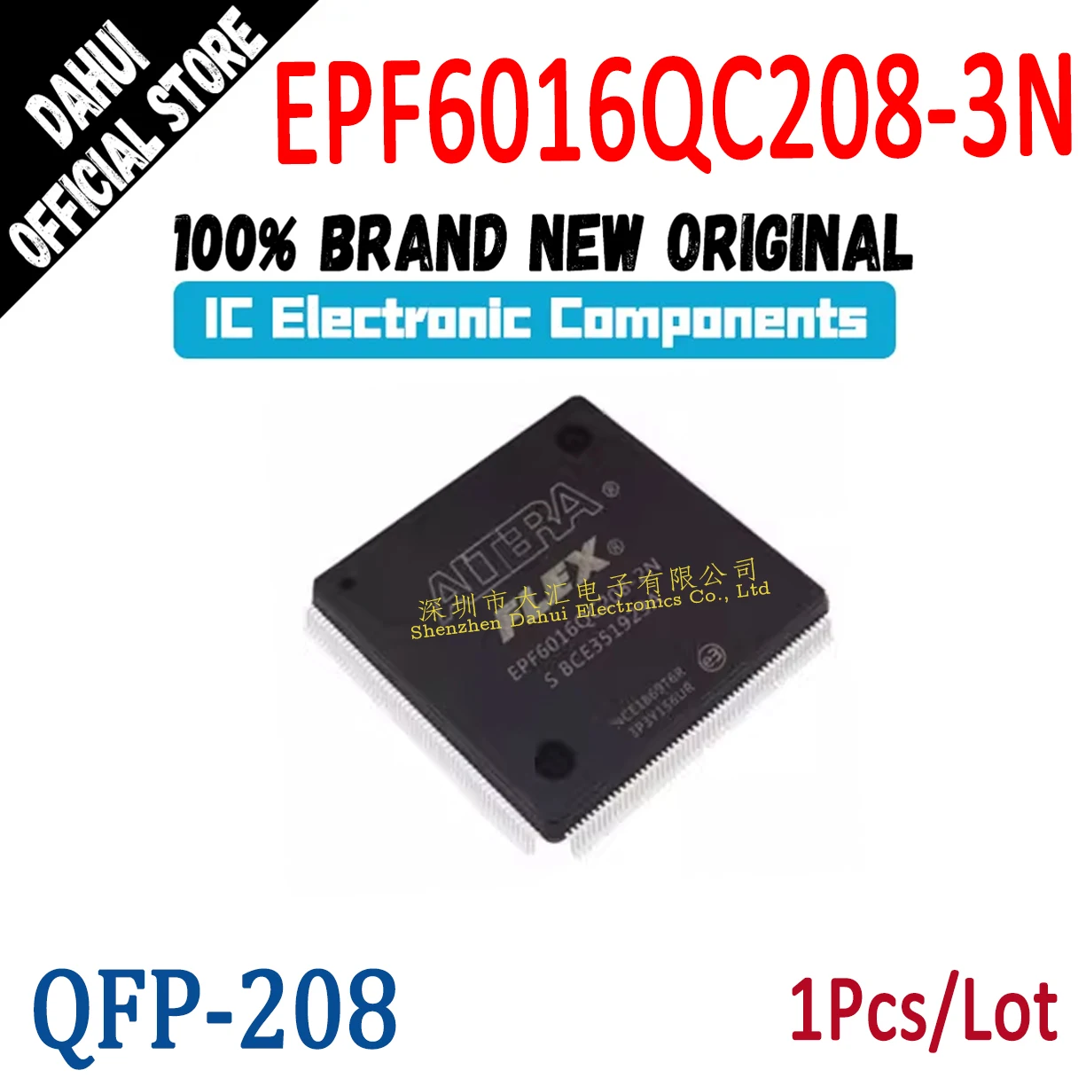 

EPF6016QC208-3N QFP-208 Программируемый логический чип IC новый оригинальный