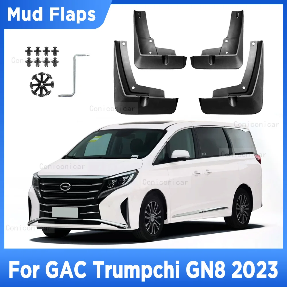 For  GAC Trumpchi GN8 2023 Mud Flaps Splash Guard Mudguards MudFlaps Wheel Front Rear Fender Auto Styling Car Accessories