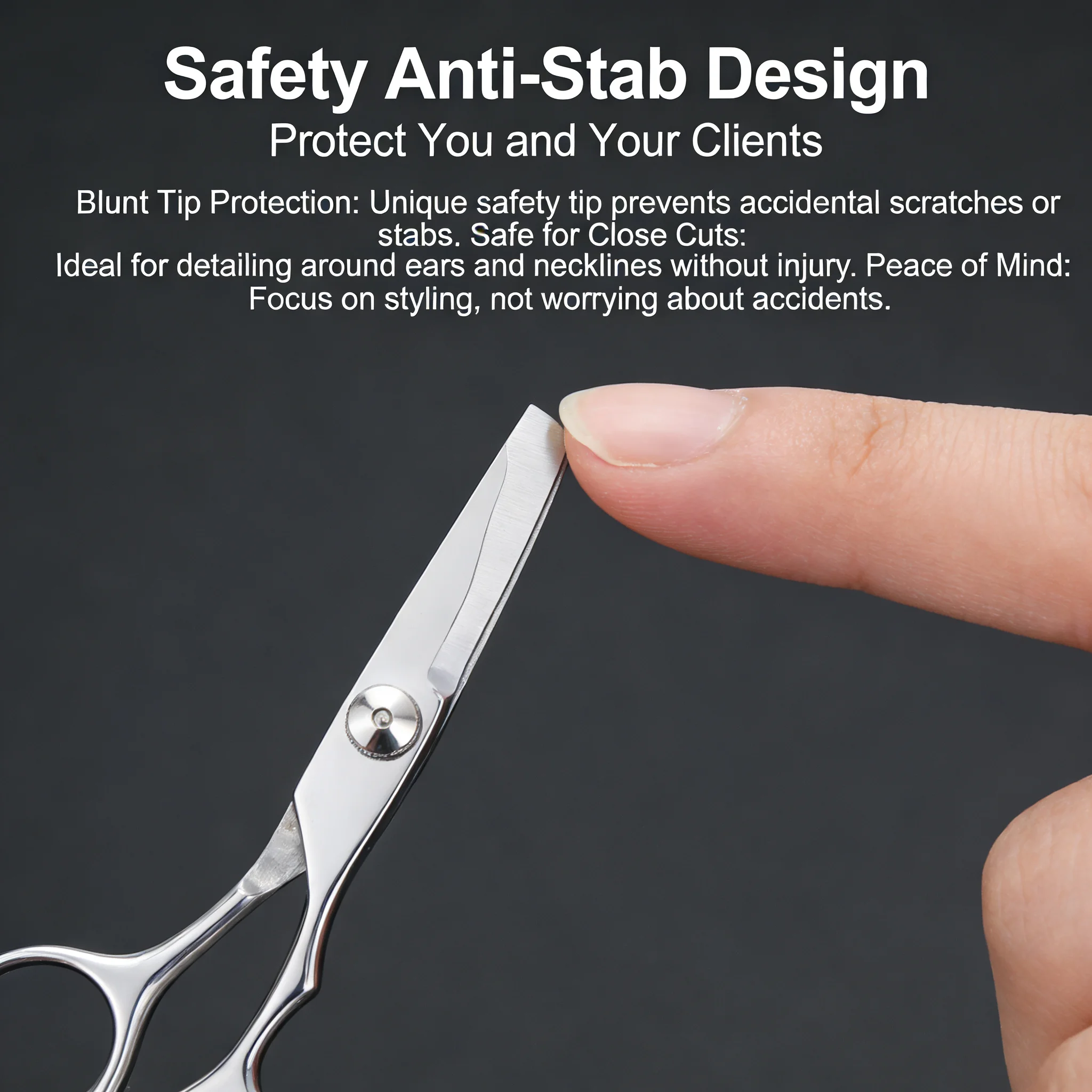 Stainless Steel Hair Thinning Shears Professional Barber Scissors for Precision Cutting Texturizing Layering