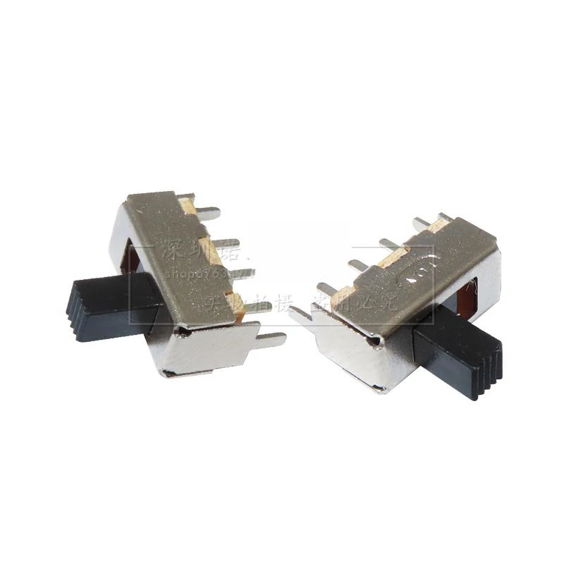 100/1000pcs toggle switch SS-12F44G3/4/5/6/7MM two-gear vertical 3-pin 1P2T sliding toggle switch