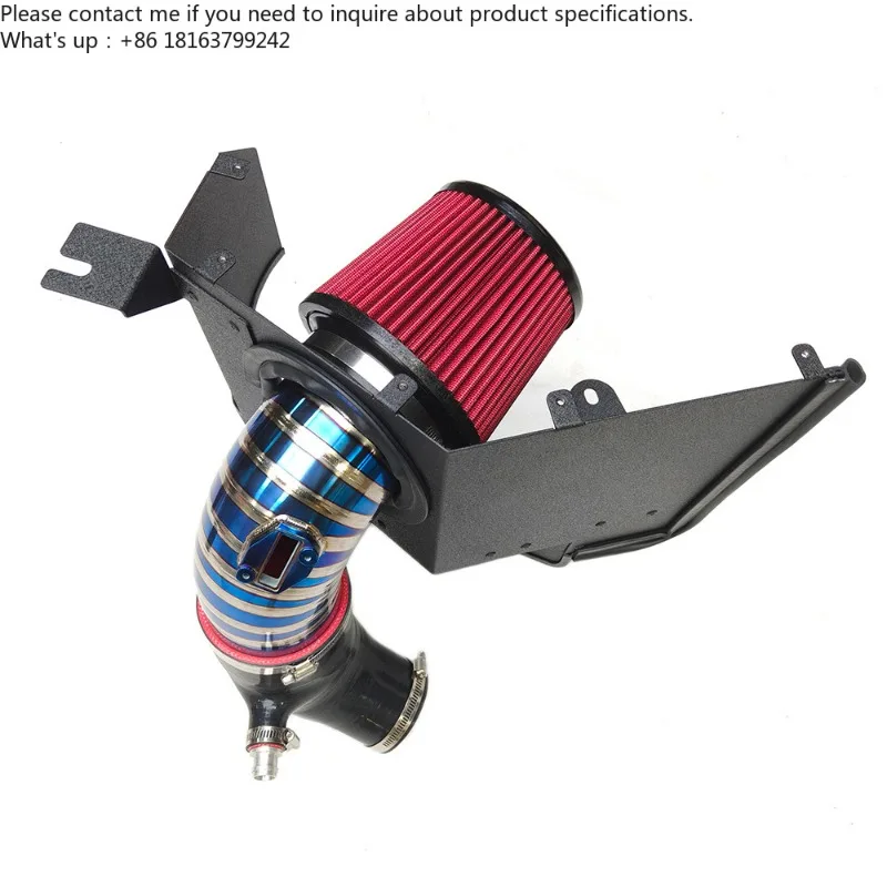 High-Flow Titanium Cold Air Intake with Inlet for A90 Heat-Resistant Performance Manifold Enhancement Kit