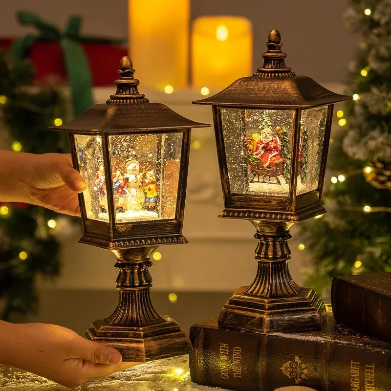 

Рождественские украшения, ветряные светильники, светящиеся украшения для дома, креативные ночники, электронные свечи, рождественские светильники.