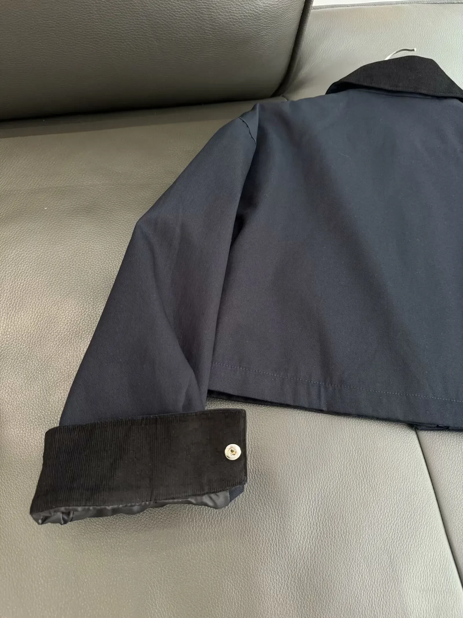 جاكيت نسائي قصير الجانب برباط العنق ، معطف كلاسيكي بأكمام طويلة ، توب أنيق بسحاب ، موضة جديدة