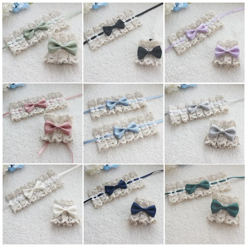 

Оригинальный разноцветный универсальный браслет ручной работы в стиле Лолиты из чистого хлопка с кружевными рукавами Лолита, небольшой предмет, браслет на запястье, кружевной браслет