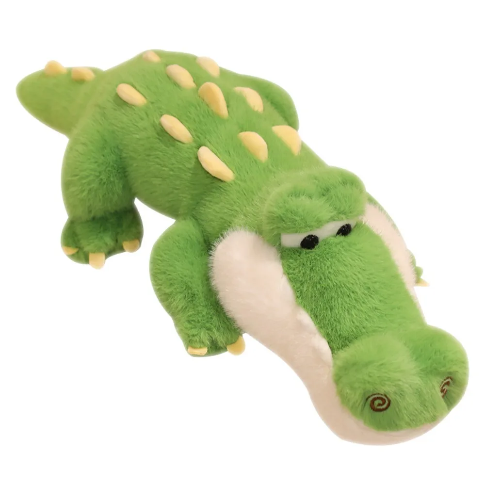 

Stuffed Animal Crocodile Doll Plush Toy Hugging Pillows Green Stuffed Crocodile Dolls Soft 50cm Crocodile Throw Pillows
