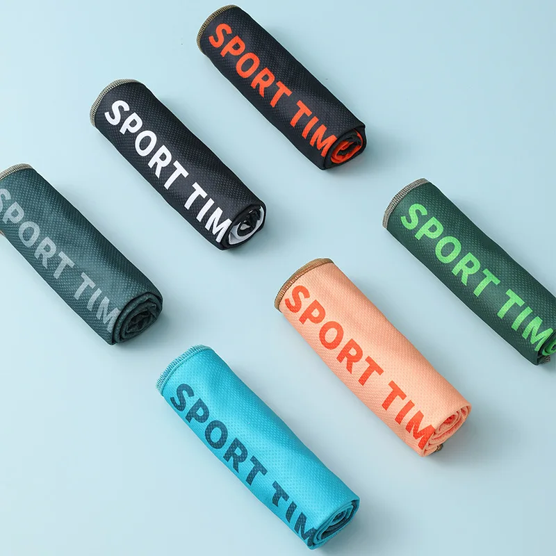 Custom Sports Running Fitness Absorption Printed Cooling Golf Sweat Wiping Cold Sensation Quick-Dry Towel