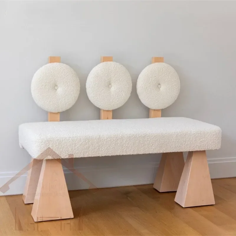 

WWНовый современный минималистичный табурет для торгового центра, маленький диван, дизайнерский табурет с длинной спинкой, табурет для гардероба в примерочной