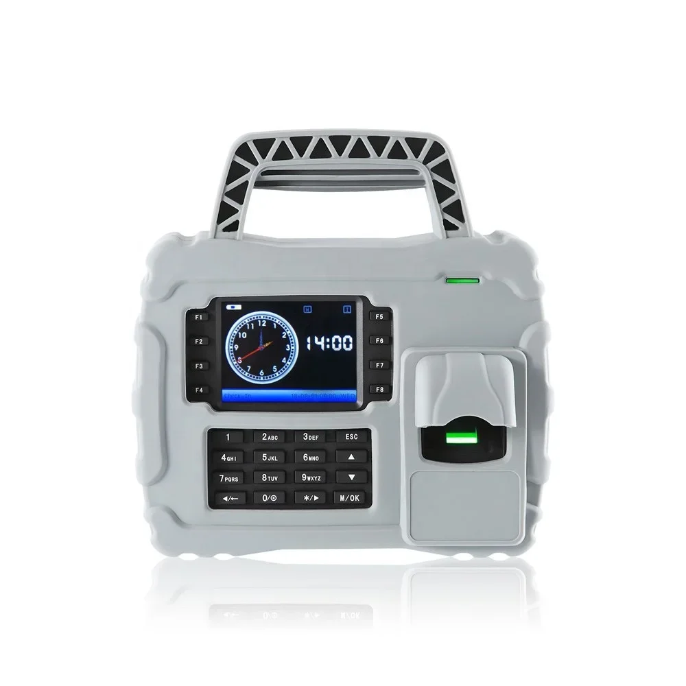 

( TFT500P ) Portable Biometric Fingerprint And RFID Card Time Attendance Device With IP65