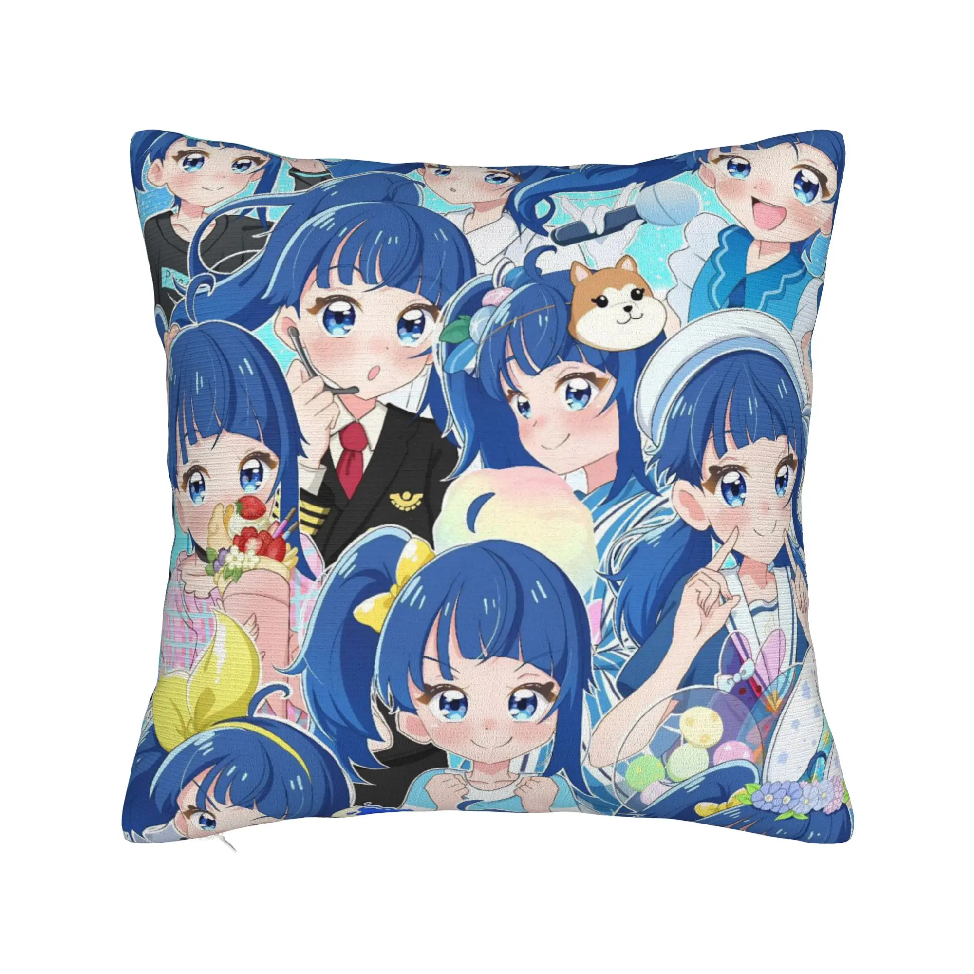 Soaring Sky Pretty Cure Pillowcases Stuff Soft Cushion Cover Decorations  Pillow Case Cover Seat Multi Size