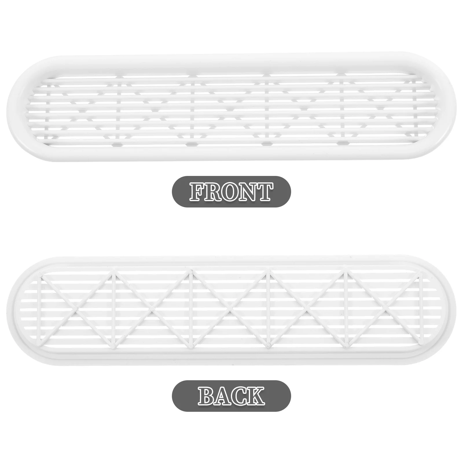 4 Buah Penutup Ventilasi Kabinet Plastik Panel Kisi Ventilasi Udara Sederhana Modern untuk Lemari Penyimpanan Sepatu Furnitur Jaring Ventilasi Aliran Udara