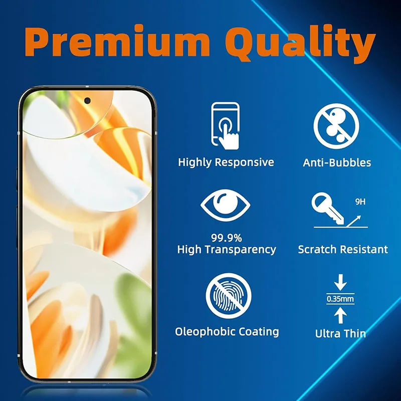 Privacy Screen Protector Pixel 9 Pro XL Privacy Film Tempered Glass Anti-Spy Protection for Google Pixel 9 Pro Screen Protector - Image 4