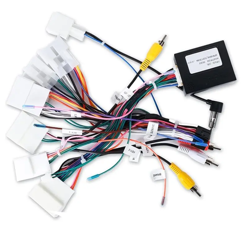 Classic-For TOYOTA Car Stereo Canbus Wiring Harness Adapter Plug& Play For System Wiring Harness