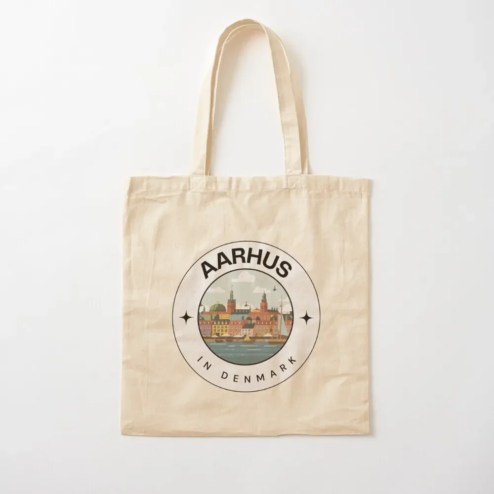 

Aarhus in Denmark Tote Bag Handbags women eco bag folding