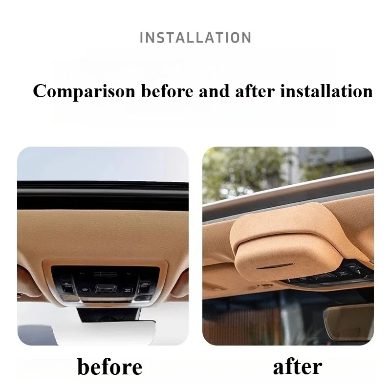 

For Lexus ES200/es260/ES300h 2018-2025 Car Glasses Case Modified Es Interior Glasses Frame Storage Case Car Accessories Tools