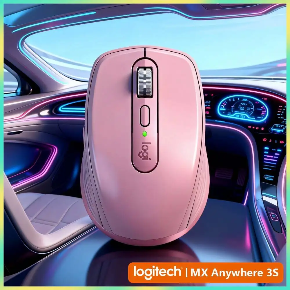 Compact MX Anywhere 3S - 8K DPI, MagSpeed Wheel, Lightweight, Great for Snack Pop-up & Mobile Sales Desk