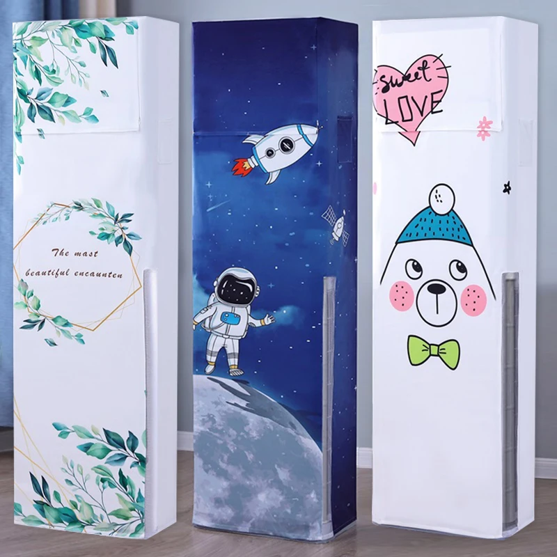 

Modern Minimalist Square Air Conditioner Cover Full Wrap Protection Living Room Fabric Windproof Dustproof Cover for Cabinet ...