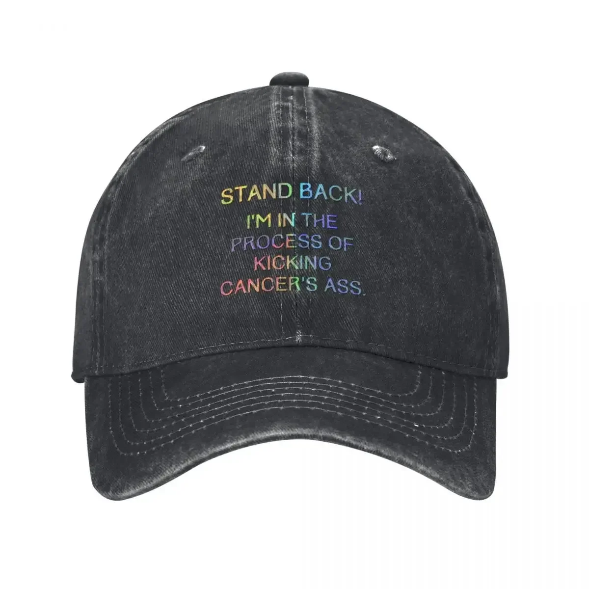 Kicking Cancers ass Baseball Cap Golf Golf Hat Man Hat Baseball Cap Hats For Men Women's