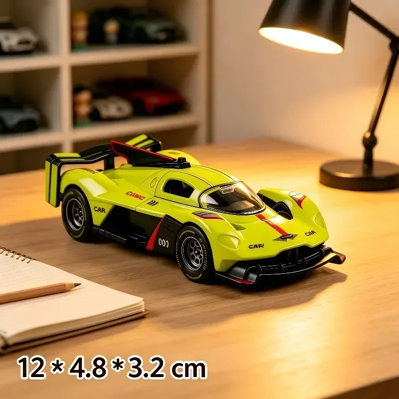 New Arrival 1:36 Le Mans Hypercar Diecast Race Car Model, Lifelike Racing Toy, Detailed Body, Desktop Ornament, Gift for Kids