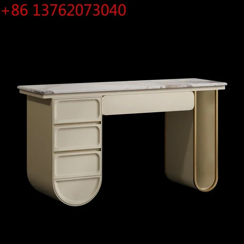 

Премиум-комод в стиле лёгкой роскоши для спальни, постмодерн, из мрамора, итальянский, простой, со встроенным хранением.