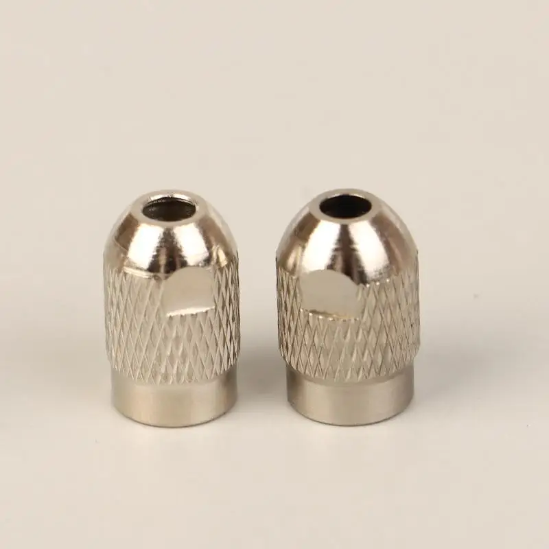 5/10Pcs Neue Edelstahl M7 M8 Muttern Pitch 0,75mm Bohrfutter Spannzangen Bits Schaft Schrauben Ersatz für Dreh Werkzeug