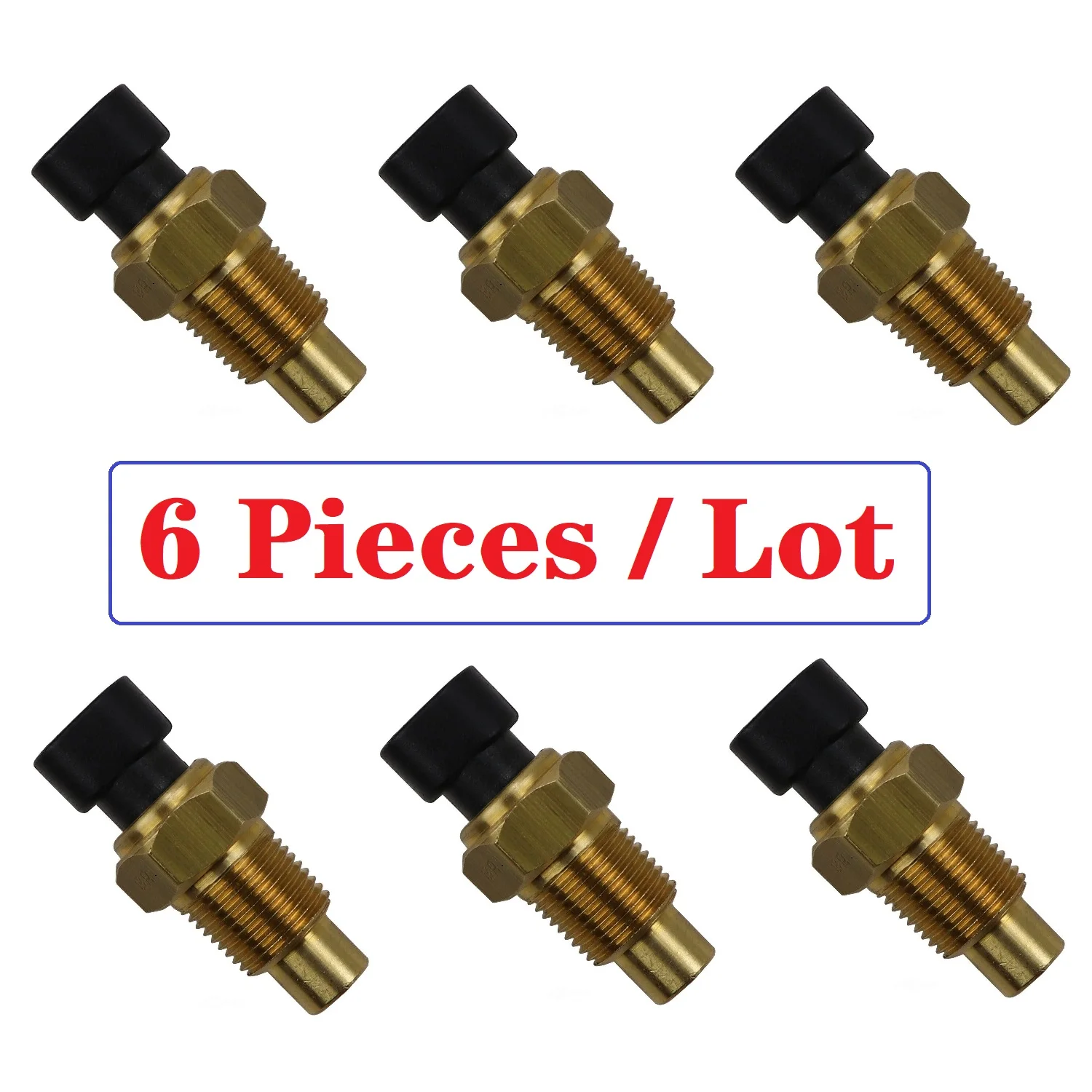 

6 x Coolant Temperature Sensor for Chrysler Dodge Jeep Mitsubishi L4 V6 33004281, SU326, TS10019, TX43, 5S1029